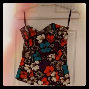 Strapless top